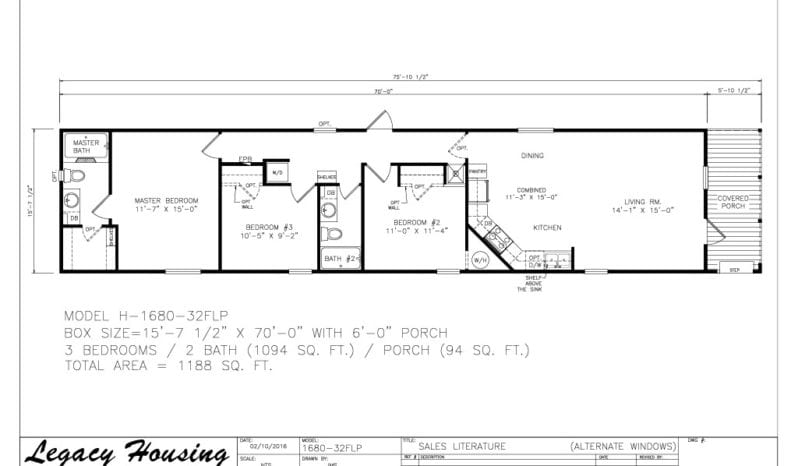 Legacy Heritage H-1680-32FLP full