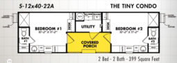 Legacy Select Tiny Condo Accessory Building S-1240-22A