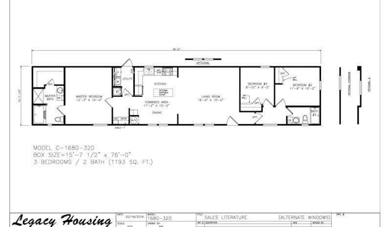 Legacy Classic C-1680-32D full