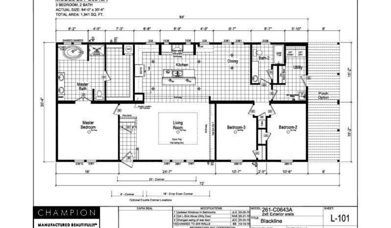 Champion Cypress Manor C0643A floorplan