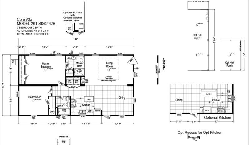 Champion Signature SIG3442B Floorplan