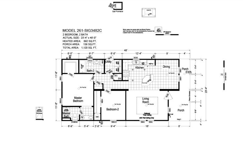 Champion Signature SIG3482C Floorplan