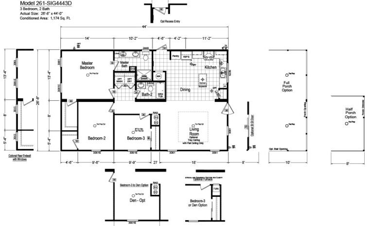 Champion Signature SIG4443D Floorplan