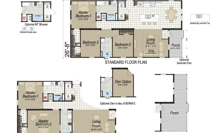 Champion Homes of Merit Community HC4523A Floorplan