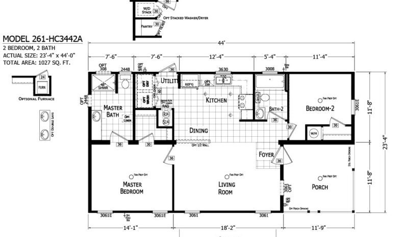 Champion Homes of Merit Community HC3442A