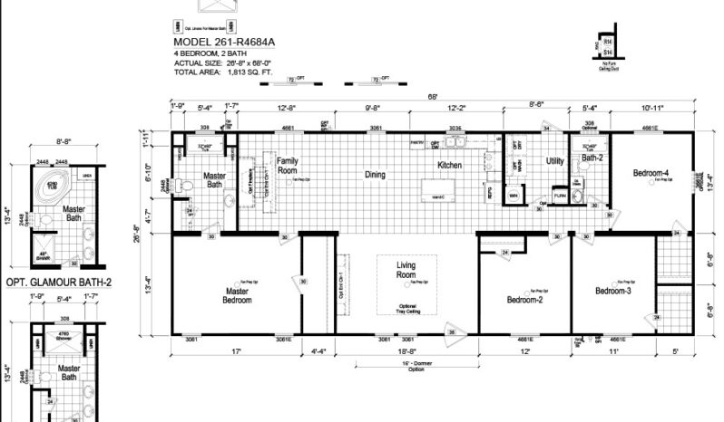 Champion Riverview R4684A Floorplan