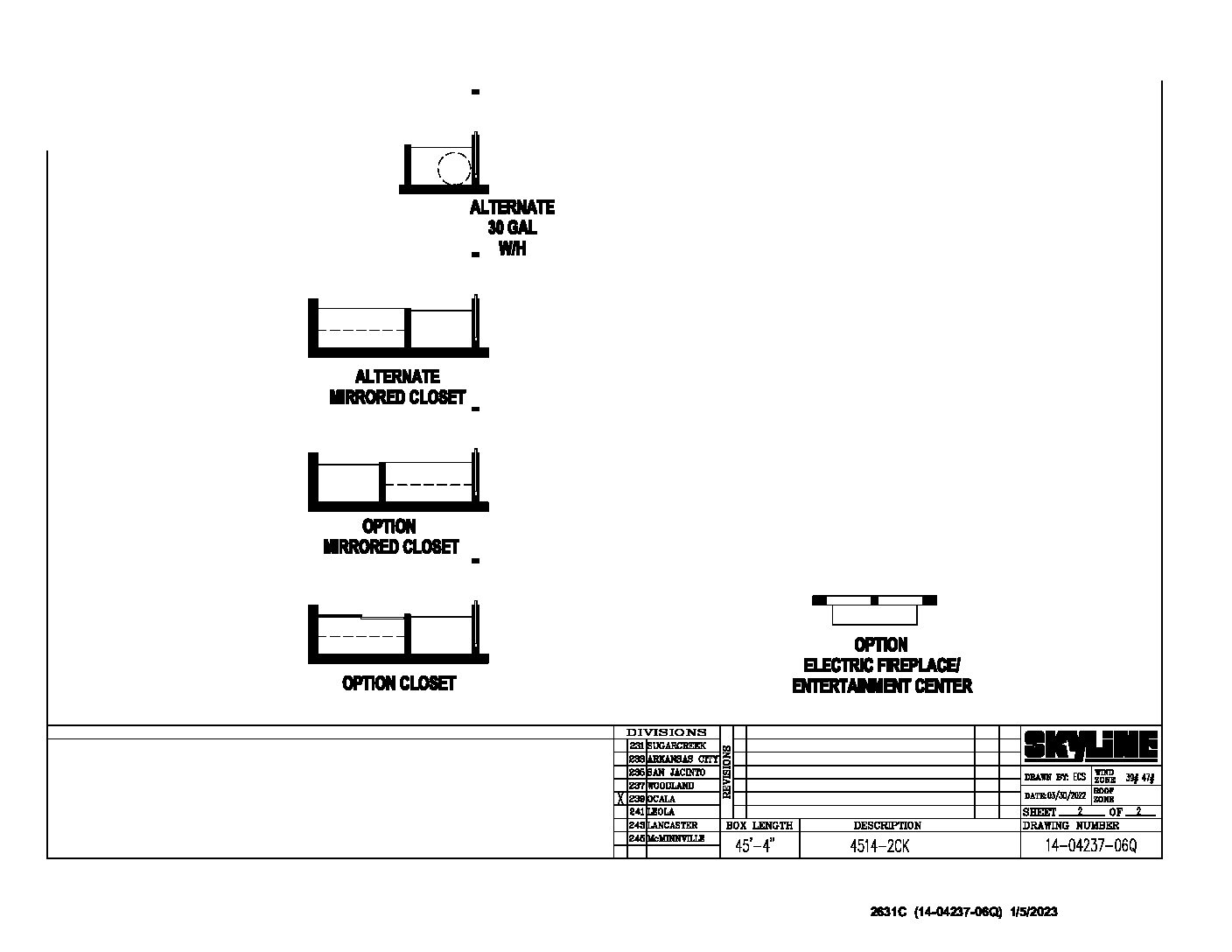 Skyline Palm Bay 2631C